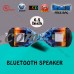 UL 2272 Certified 6.5" Hoverboard Bluetooth Speaker LED 2 Wheel Smart Electric Self Balancing Scooter Blue Chrome+ Bag (WHEELS-UC6.5-BLUE-CHROME)   